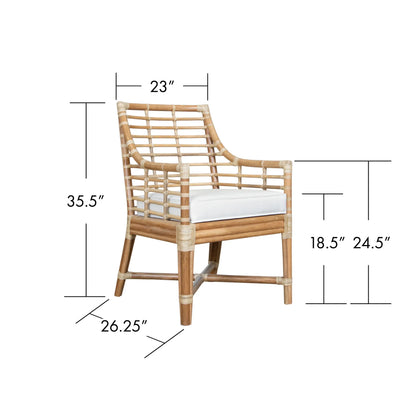 DAVID FRANCIS Luna Dining Arm Chair 2 Piece