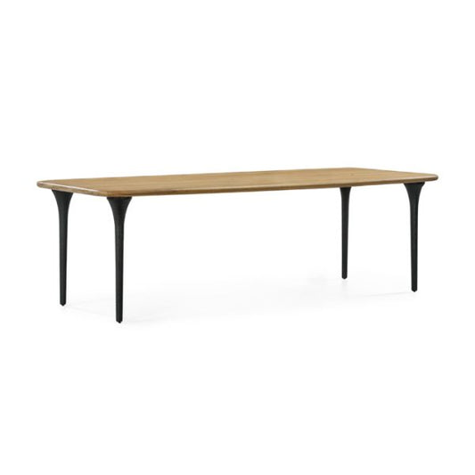 Front view of the Union Home Etro Dining Table, perfect for dining areas with a contemporary aesthetic.