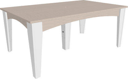 rectangular wooden table