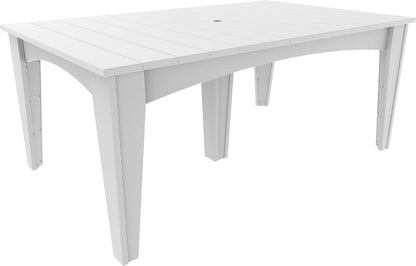 white outdoor table