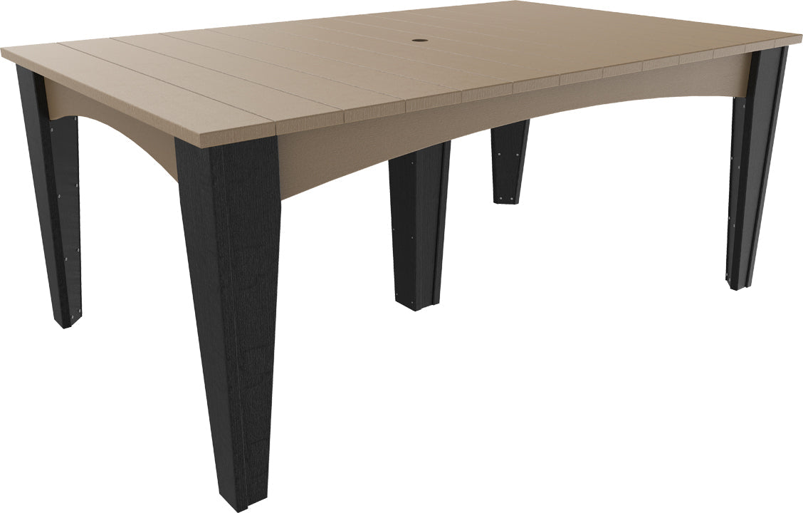 solid wood outdoor table