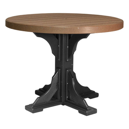 LUXCRAFT 4’ Round Classic Table Set 5 Piece