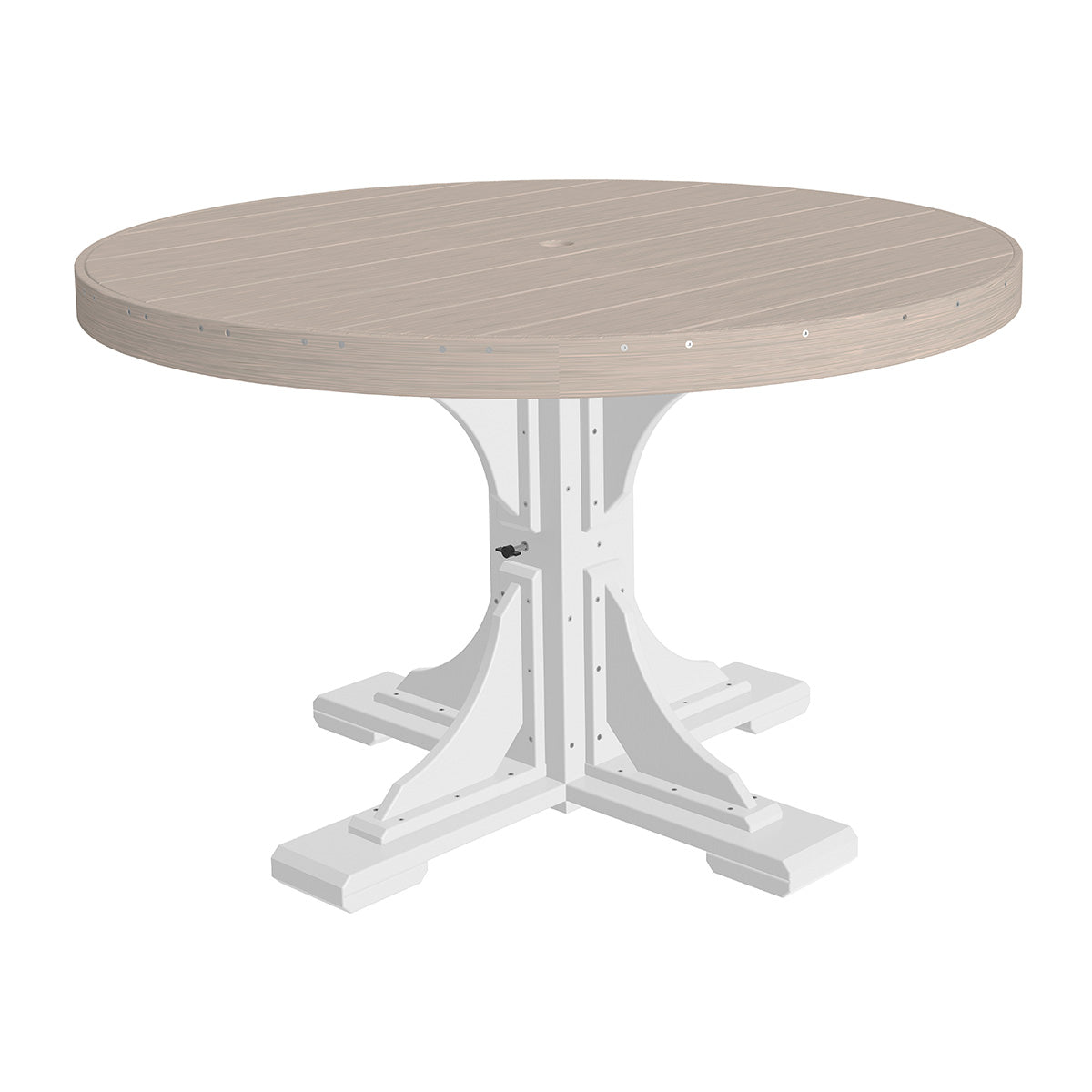 LUXCRAFT 4’ Round Classic Table Set 5 Piece