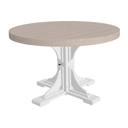 LUXCRAFT 4’ Round Classic Table Set 5 Piece