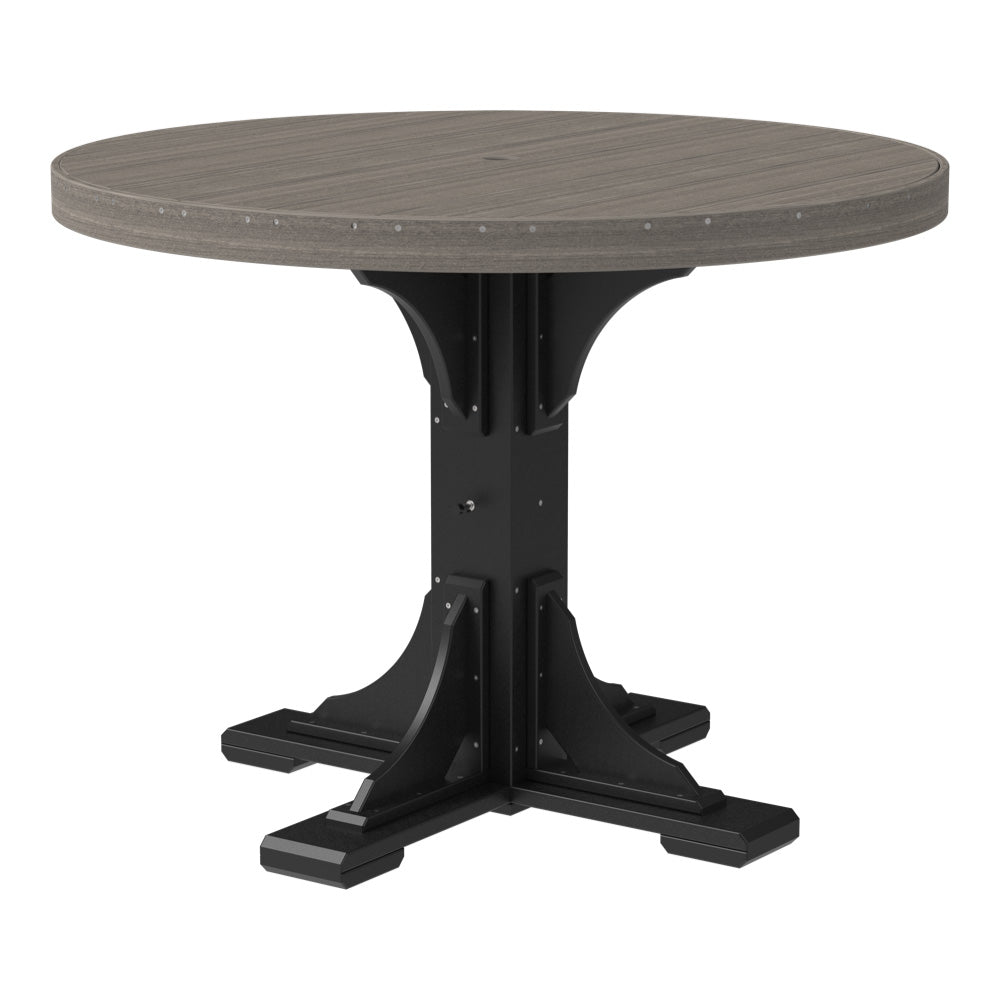 LUXCRAFT 4’ Round Classic Table Set 5 Piece