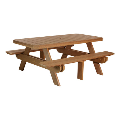 LUXCRAFT 6’ Rectangular Picnic Table