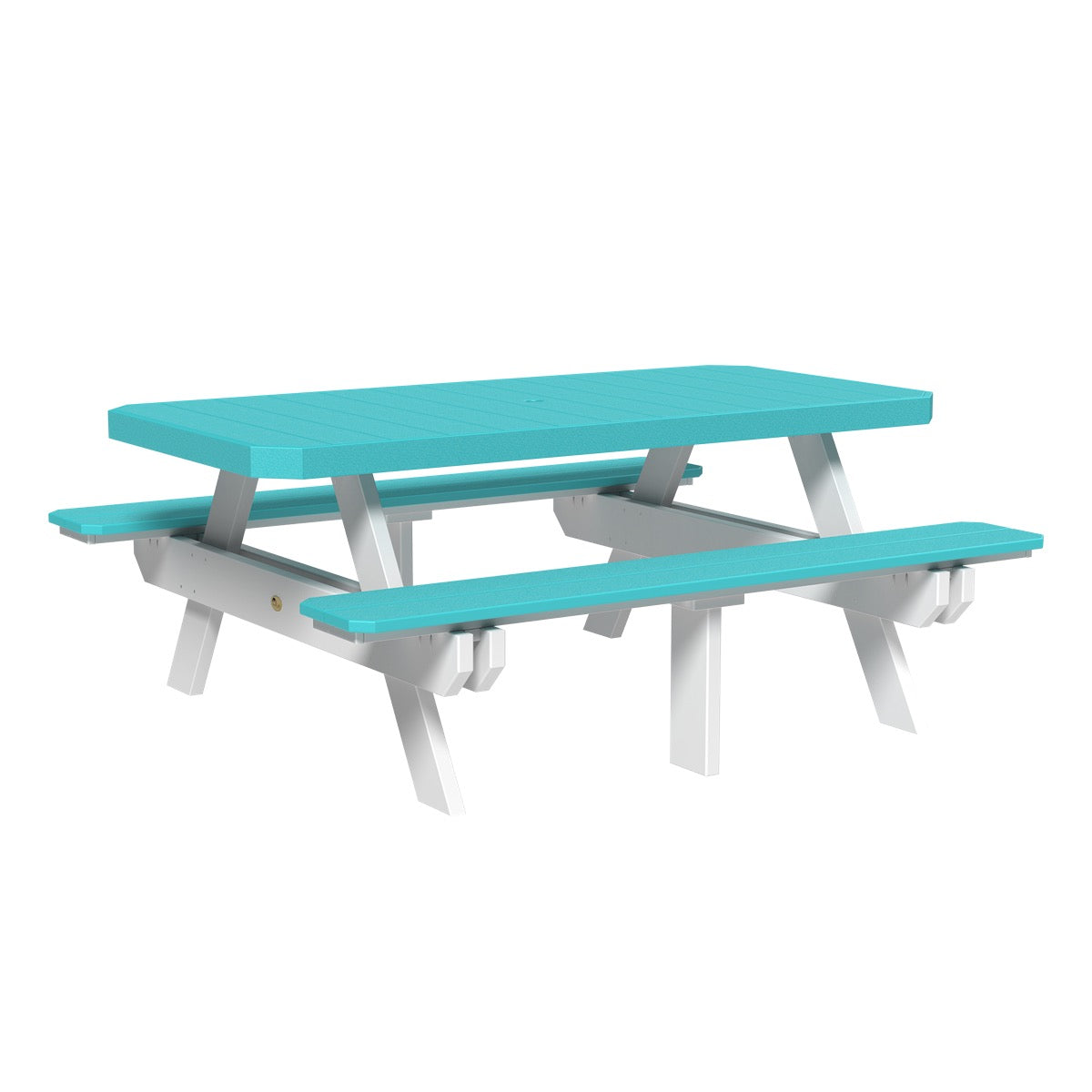 LUXCRAFT 6’ Rectangular Picnic Table