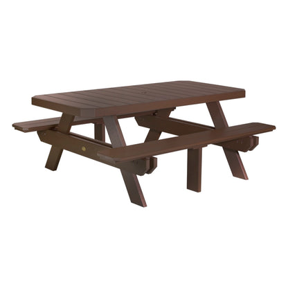 LUXCRAFT 6’ Rectangular Picnic Table