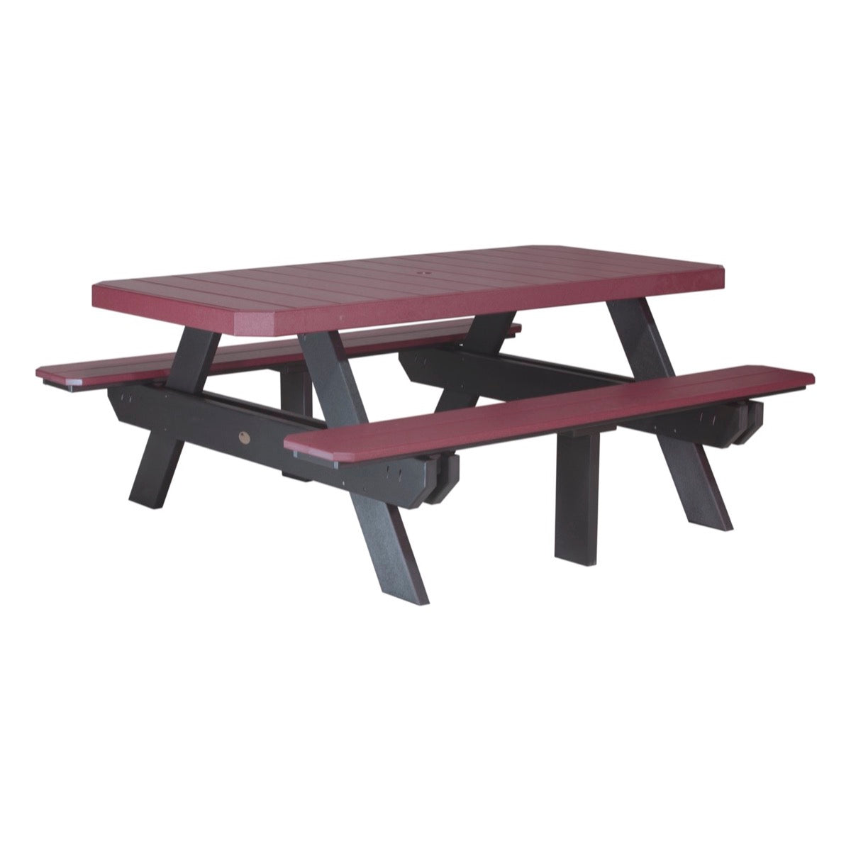 LUXCRAFT 6’ Rectangular Picnic Table