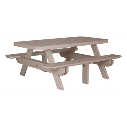 LUXCRAFT 6’ Rectangular Picnic Table