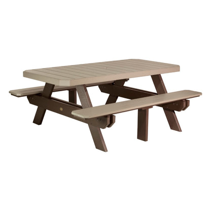 LUXCRAFT 6’ Rectangular Picnic Table