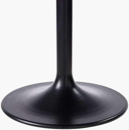 Detail of Metal Base on Surya Anatalia Black Tulip Dining Table