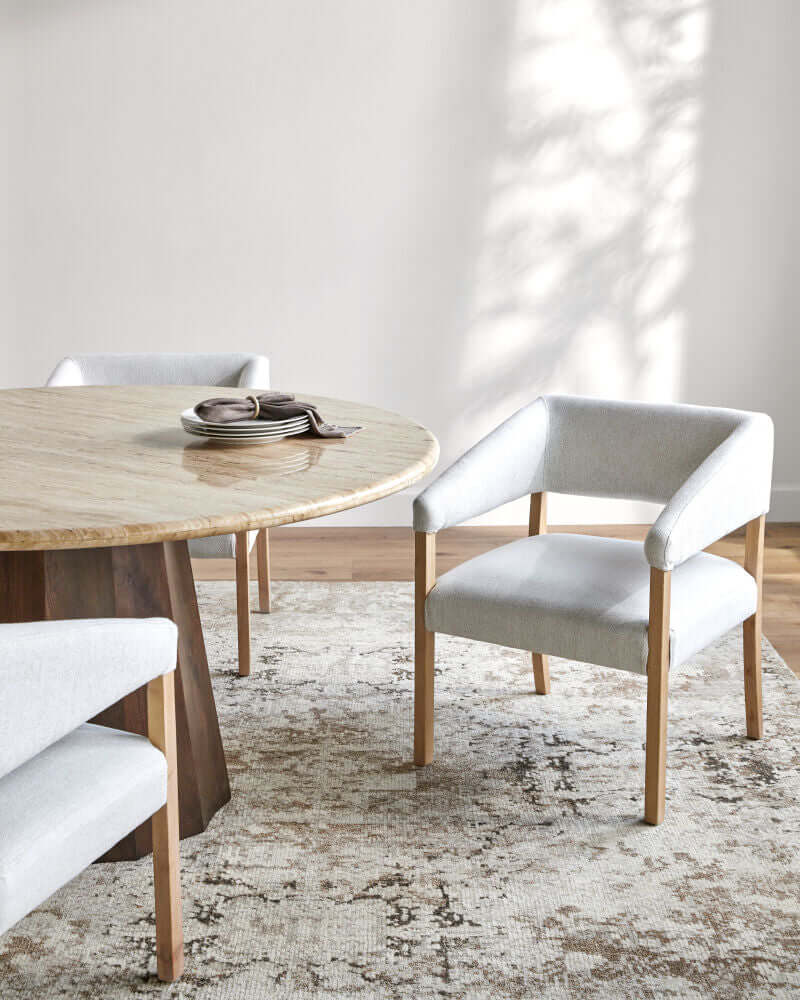 Grace Dining Chair by Surya in a modern dining room setting