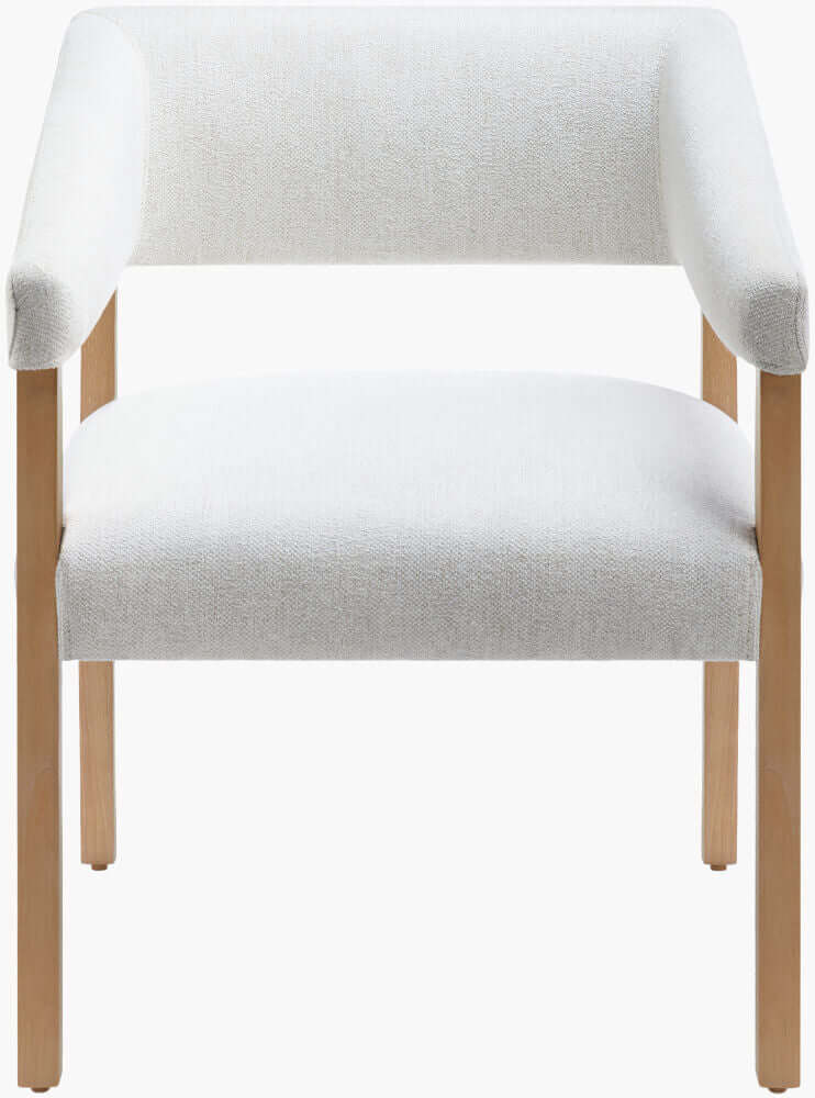 Front view of the Grace Dining Chair highlighting its minimalist design