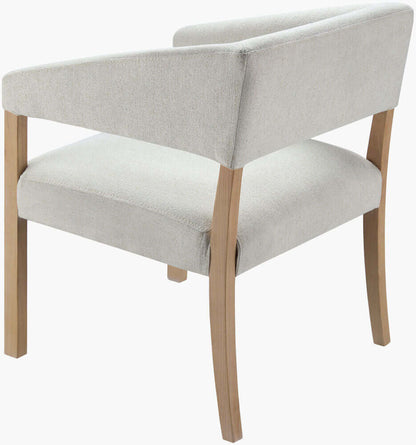 Back view of the Surya Grace Dining Chair showing its sleek design and wooden legs