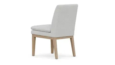 Back view of the Chandler Dining Chair by Case & Canvas showcasing the elegant design.