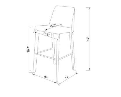 SURYA Rosy Bar Stool 2 Piece