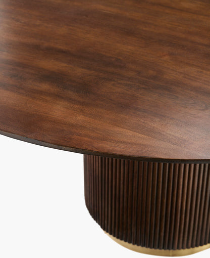 SURYA Nems Dark Brown Dining Table