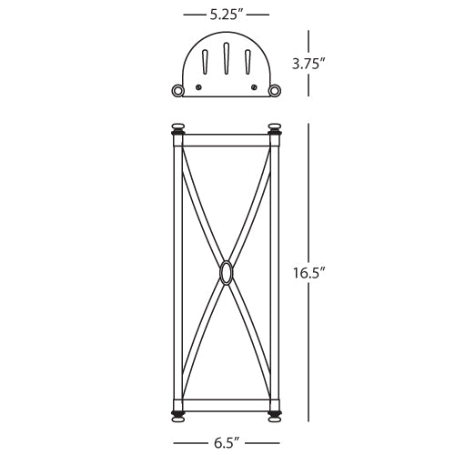 ROBERT ABBEY Chase Wall Sconce