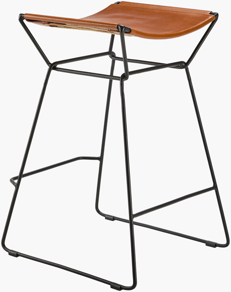 SURYA Celerio Metallic Counter Stool 2 Piece