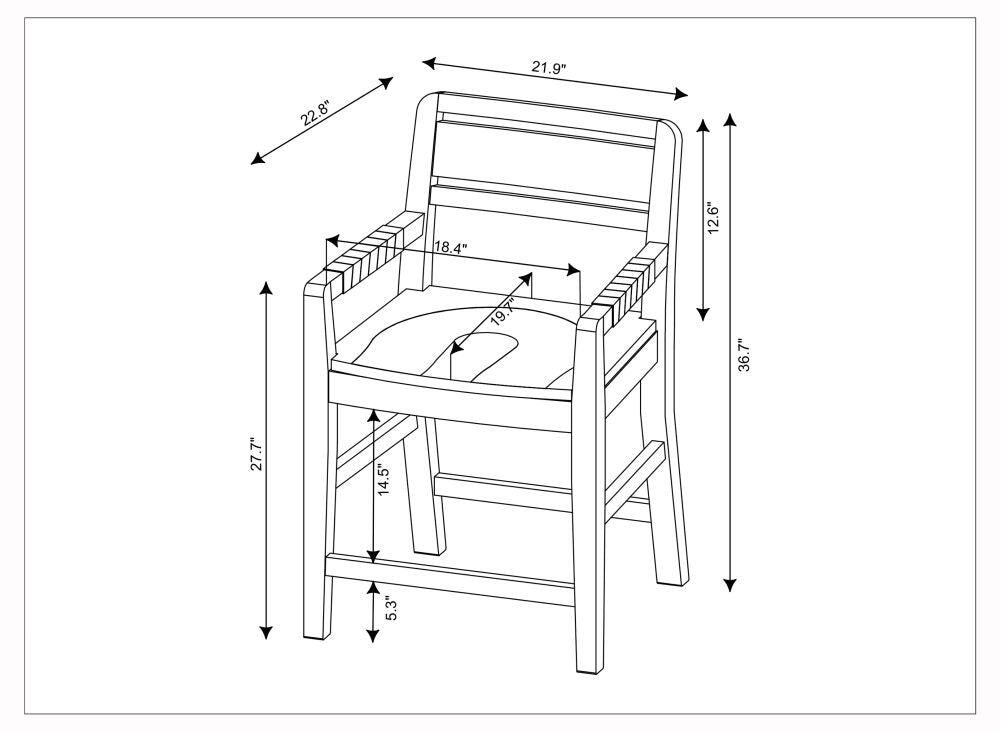 SURYA Uintah Counter Stool 2 Piece