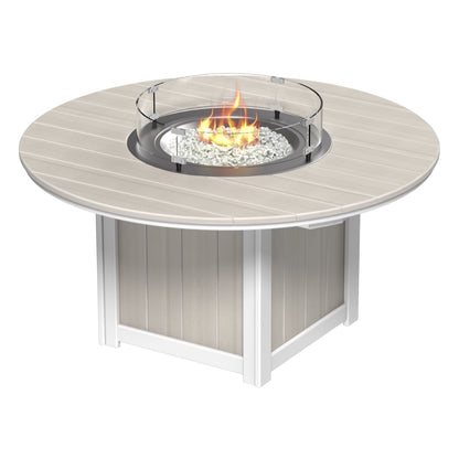 LUXCRAFT Lumin 60" Round Fire Table