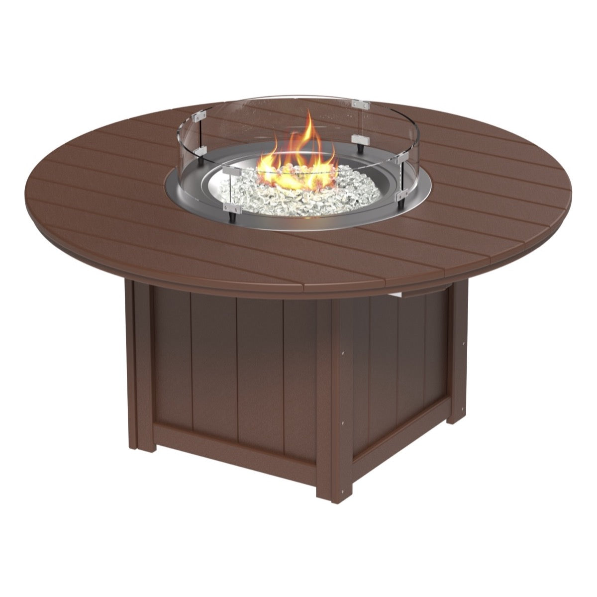 LUXCRAFT Lumin 60" Round Fire Table