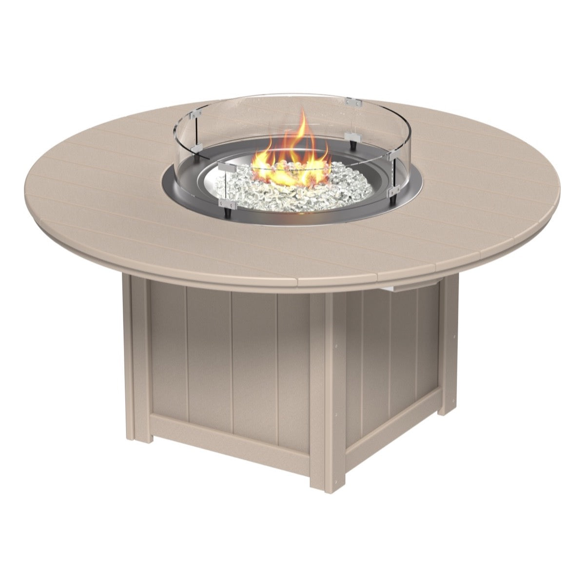 LUXCRAFT Lumin 60" Round Fire Table