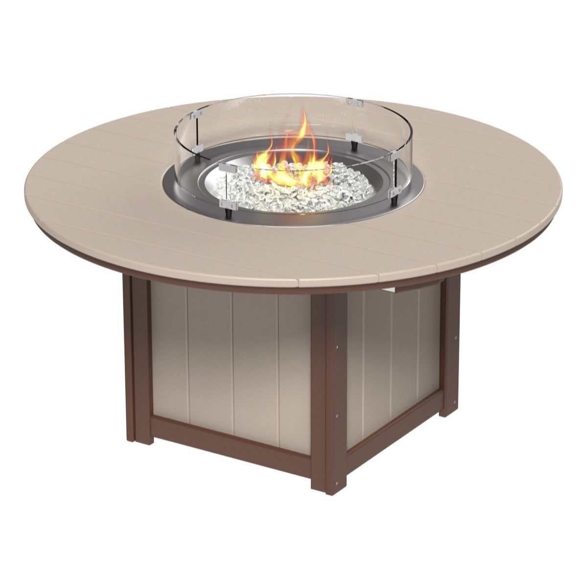 LUXCRAFT Lumin 60" Round Fire Table