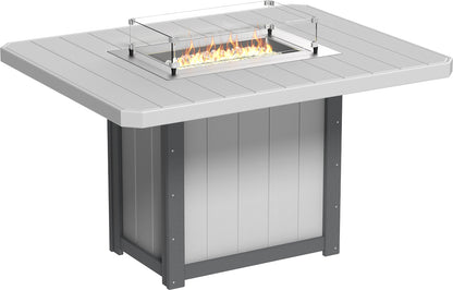 LUXCRAFT Lumin 62" Rectangular Counter Fire Table