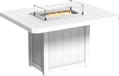 LUXCRAFT Lumin 62" Rectangular Counter Fire Table