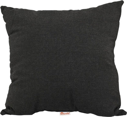 Spectrum Carbon LuxCraft throw pillow, offering deep gray tones in a minimalist design, ideal for contemporary outdoor spaces.