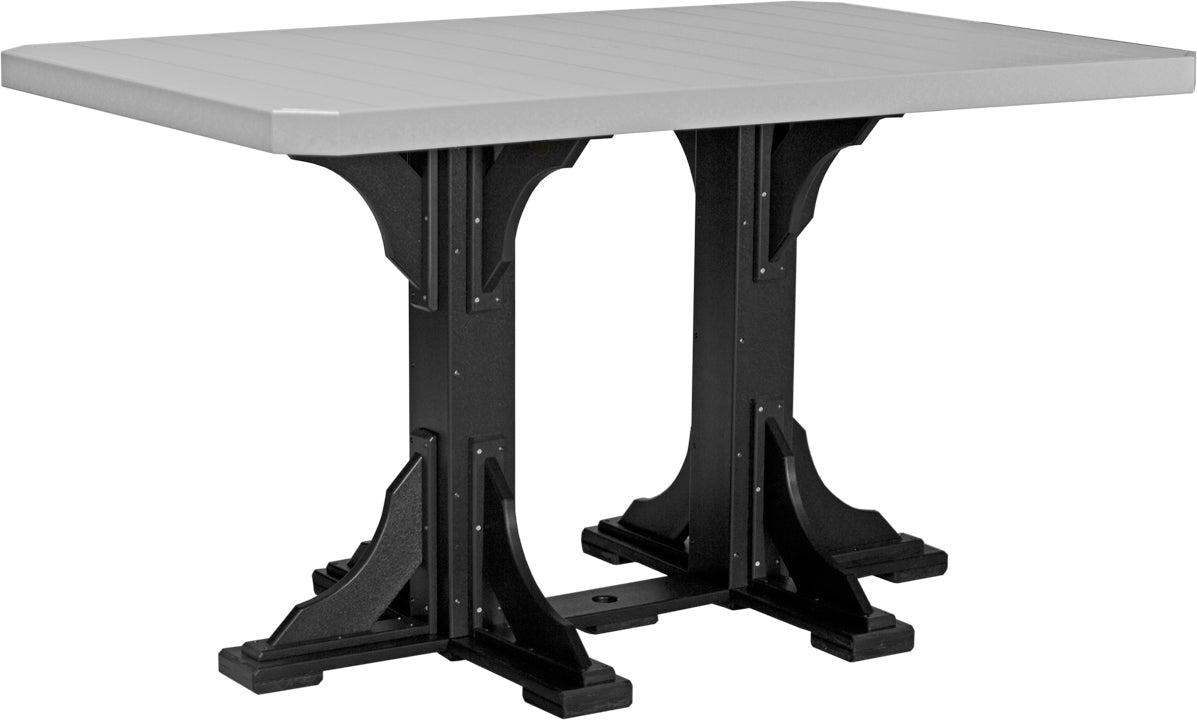 solid wood rectangular table