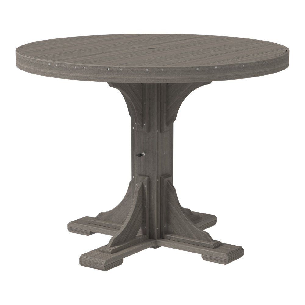 LUXCRAFT 4' Round Island Table Set 5 Piece