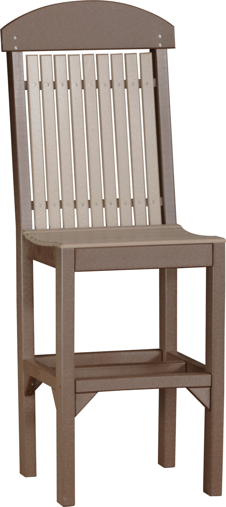 single wooden garden chair