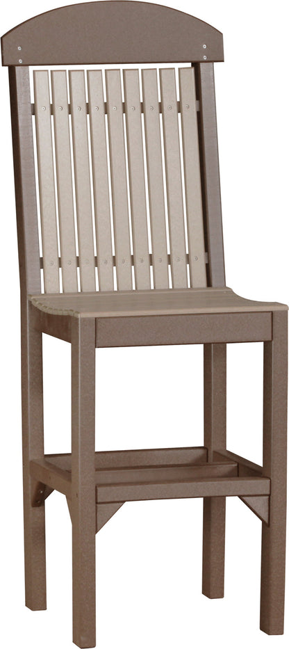 single wooden garden chair