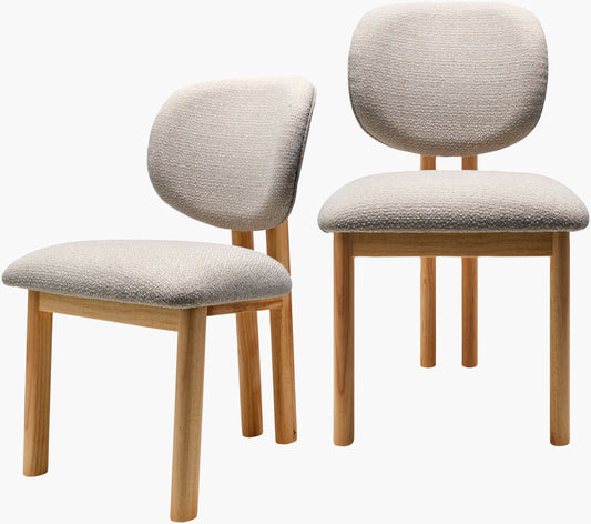 Set of two Surya Rena Dining Chairs, perfect for upgrading your dining room with a cohesive and elegant look.