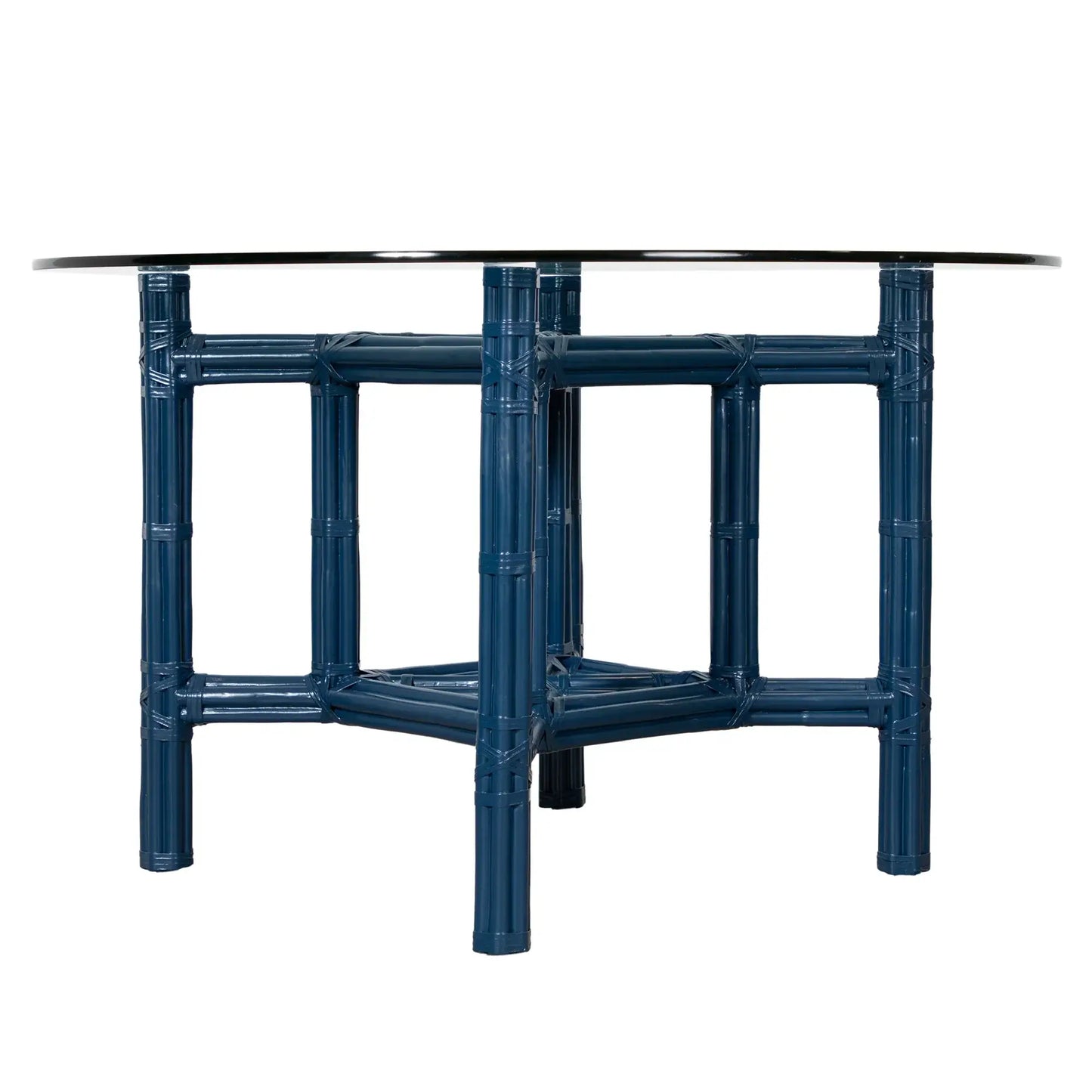 DAVID FRANCIS Square Rattan Dining Table Base