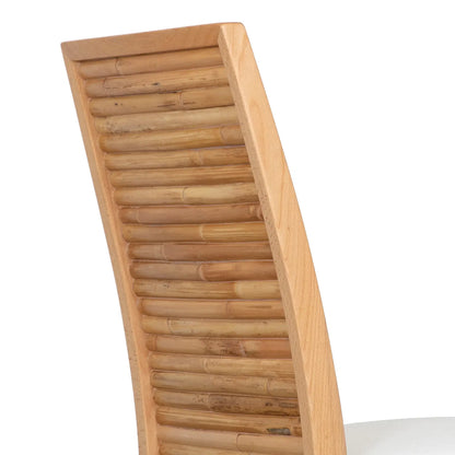 DAVID FRANCIS Stacked Bamboo Dining Chair 2 Piece