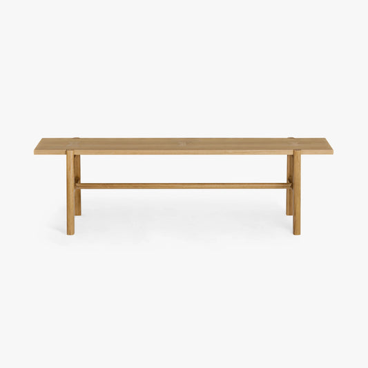 AURA LIVING Soren Oak Dining Bench - Echo Dining