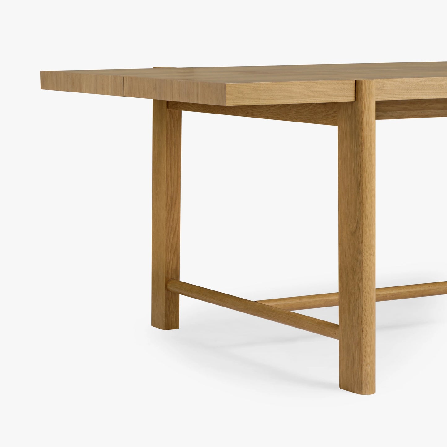 AURA LIVING Soren Oak Dining Table - Echo Dining