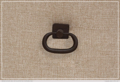 Detailed view of the handle on the backrest of Bonanza Dining Chair.