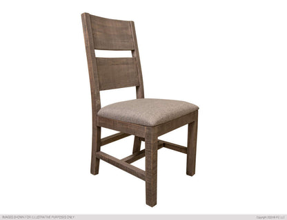 IFD Marble Solid Wood Dining Chair 2 Piece