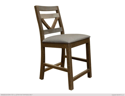 IFD Loft Brown Bar Stool 2 Piece