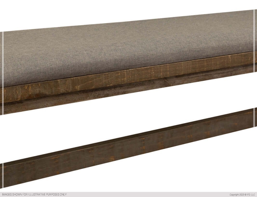 IFD Loft Brown Dining Bench