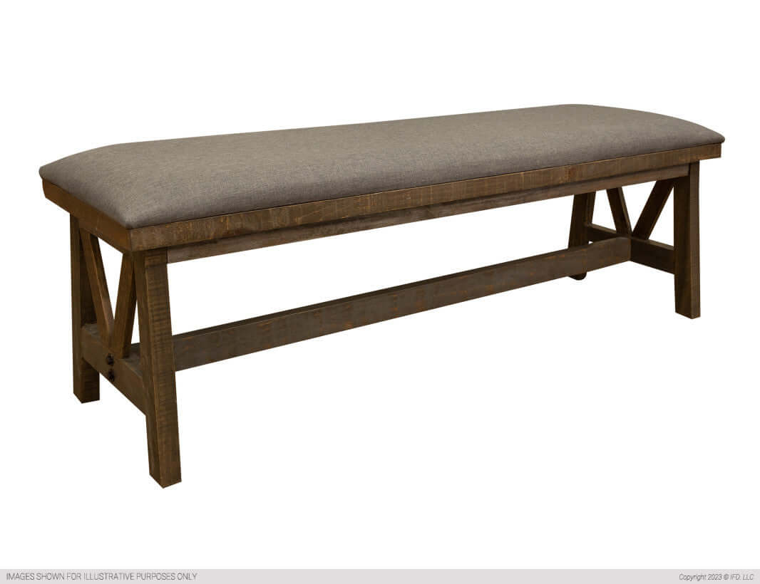 IFD Loft Brown Dining Bench