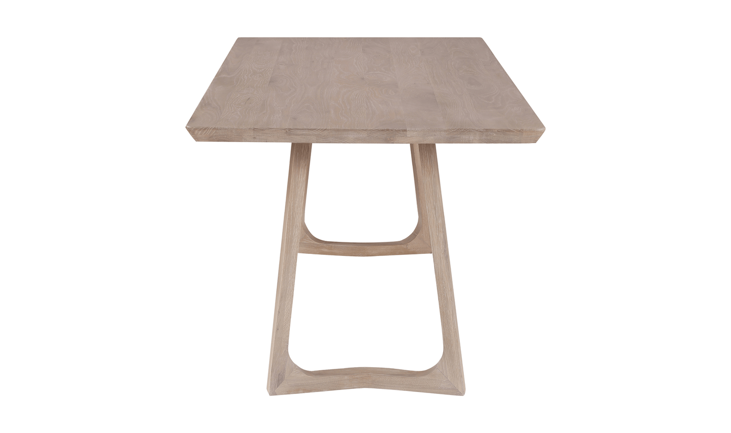 MOE'S Silas White Oak Dining Table