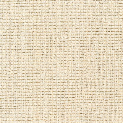 Close-up of butter jute rug texture, highlighting durable and natural weave.