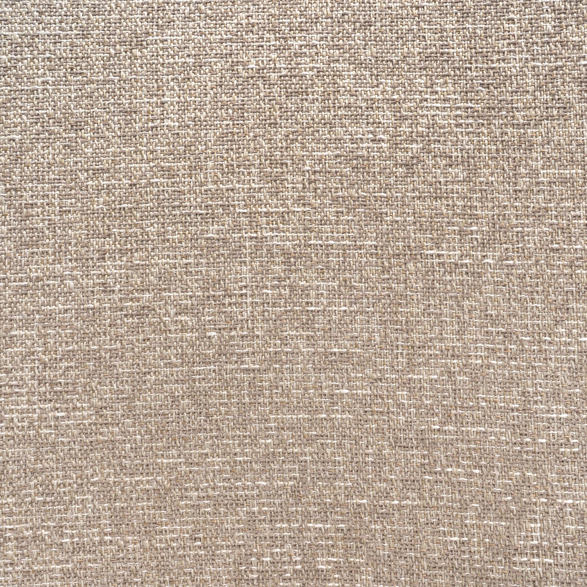 Detailed image of the beige polyester fabric, emphasizing the soft texture and subtle pattern.