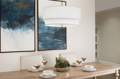 ROBERT ABBEY Two-Tier Decker Pendant Light